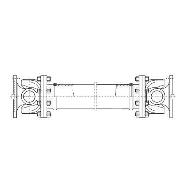 SWC WF型（無(wú)伸縮法蘭型）整體叉頭十字軸式萬(wàn)向聯(lián)軸器