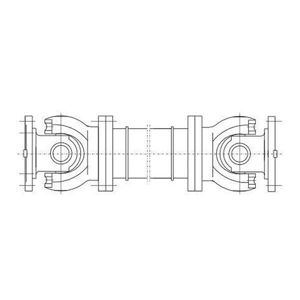 SWP D型（無(wú)伸縮長(zhǎng)型）部分軸承座十字軸式萬(wàn)向聯(lián)軸器